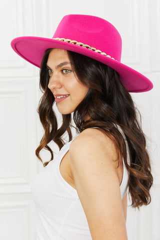 Fame Keep Your Promise Fedora Hat in Pink - Shop women Dresses & Apparel online | The Fashion Game - The Fashion Game