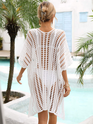 Side Slit Dolman Sleeve Cover-Up - Shop women Dresses & Apparel online | The Fashion Game - The Fashion Game