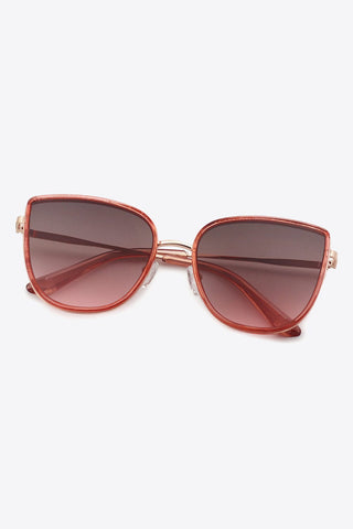 Full Rim Metal-Plastic Hybrid Frame Sunglasses - Shop women Dresses & Apparel online | The Fashion Game - The Fashion Game