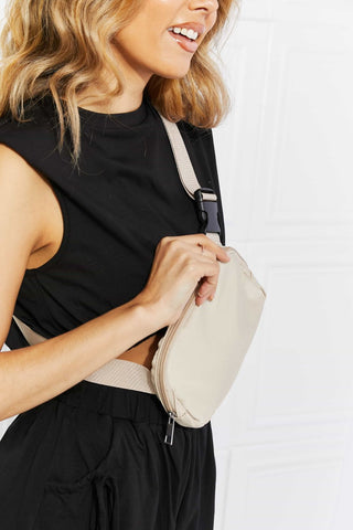 Buckle Zip Closure Fanny Pack - Shop women Dresses & Apparel online | The Fashion Game - The Fashion Game